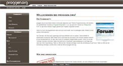 Desktop Screenshot of proggen.org