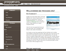 Tablet Screenshot of proggen.org